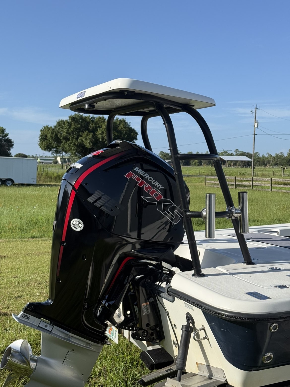 Glossy Mercury Pro XS outboard